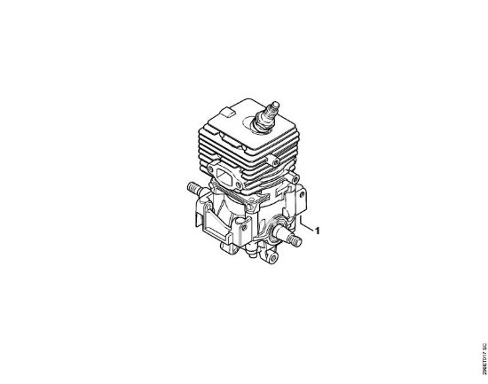 Picadoras de aspiración (SH) SH 86 C-E D Níºmero de máquinaÂ  de la marca Stihl